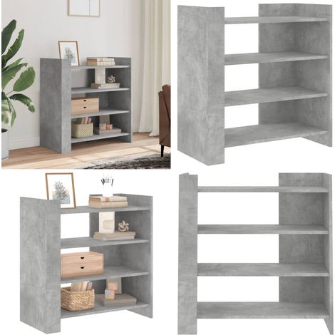 Sideboard Betongrau 73,5x35x75 cm Holzwerkstoff - Schreibtisch - Regal - Wohnzimmer Dekoration - Holz Sideboard - Modernes Sideboard - Home & Living (1/5)