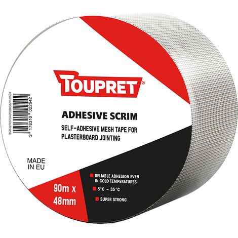 Toupret Adhesive Joint Scrim - 48mm x 90 Metres