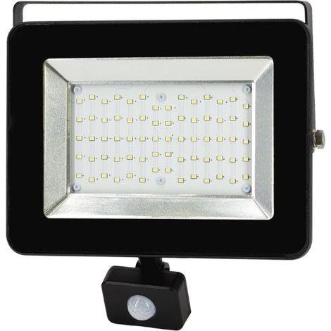 Projecteur LED Détecteur de Mouvement Crépusculaire 50W Extra Pl