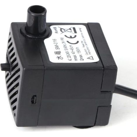 Aizhiyuan Mini-Pompe à eau submersible ultra-silencieuse fontaine à réservoir pour aquarium (220V-240V) (1/4)