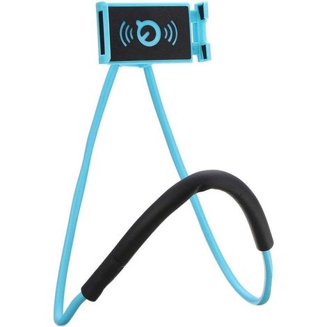 Support de téléphone cou flexible et universel - Ntech - Bleu 17 cm (1/5)