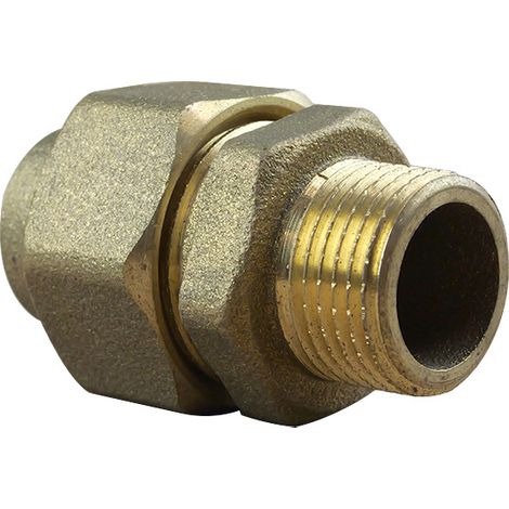 Raccord Union Mâle 3 pièces 341 GCU Ø3/8" (12/17) - Cuivre Ø12 - Arcanaute (1/3)