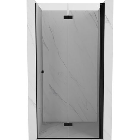 Mexen Mist-F Falttür für Dusche rechts 115 cm, transparent, schwarz - 8A6-115-000-70-00-P (1/5)