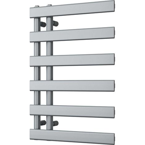 Agar - Silver Towel Radiator - H748mm x W500mm (1/3)