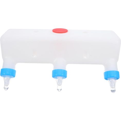 Distributeur de Lait pour Animaux 3 Tétines en Plastique pour Porcelets et Agneaux Alimentation Ferme Élevage Accès Facile Lait Robuste (1/5)