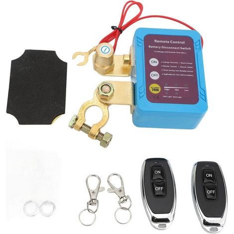 Déconnecteur batterie 12V intelligent télécommande automatique