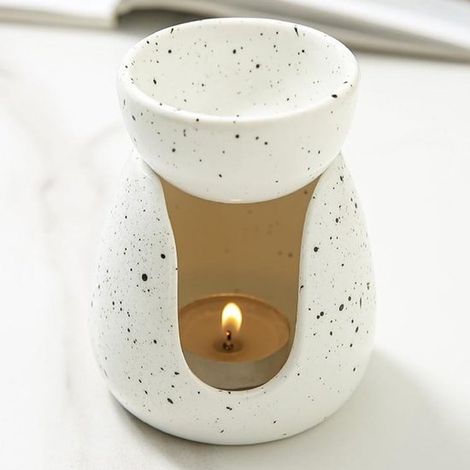 Keramischer Diffusor für ätherische Öle – 50 ml – Weiß (1/5)