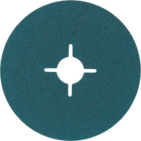 Disque fibre 125 mm P 80, corindon de zirconium, acier, acier inoxydable metabo 25 pièces