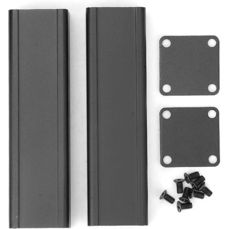 25 x 25 x 90 mm Boîtier en Aluminium pour Projet DIY Électronique, Dissipateur Refroidissement Fendu, Coffret Instrument (1/5)