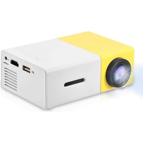 Filiyano – projecteur portable LED 1080p – Mini projecteur portable LED 1080p pour home cinéma, compatible avec les ordinateurs portables. Idéal pour (1/5)