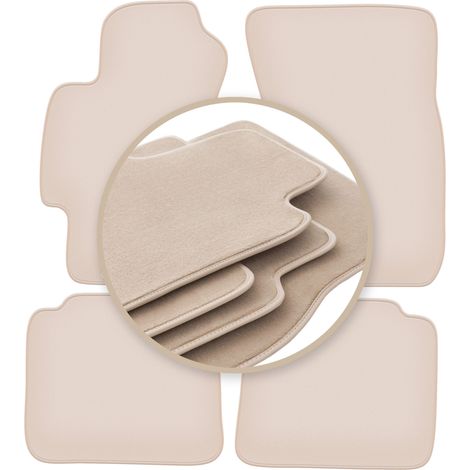 Tappetini beige PREMIUM per: Subaru Legacy IV B4 station wagon, berlina, touring, wagon 2003-2009