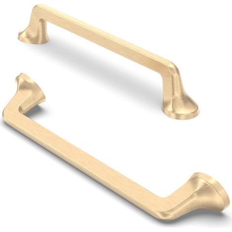 JSSEVN-10 Möbelgriffe, Schrankgriffe, Schubladengriffe, Küchenschrankgriffe, 128 mm Lochabstand