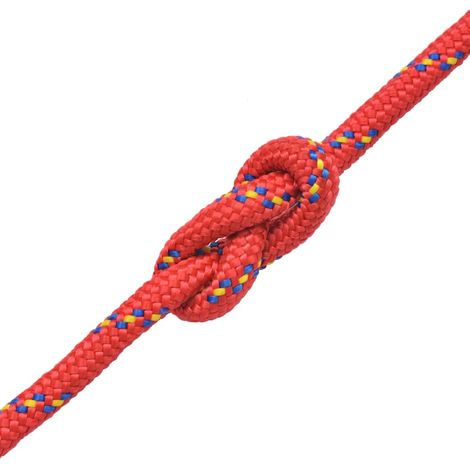 Corda  Fune Marina in Polipropilene 14 mm 50 m Rosso (1/5)