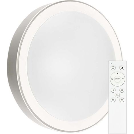 V-TAC VT-8502 Runde LED-Deckenleuchte, 60 W, weißes Gehäuse, Farbwechsel, 3-in-1, dimmbar mit Fernbedienung – Artikelnummer 2114751 (1/5)