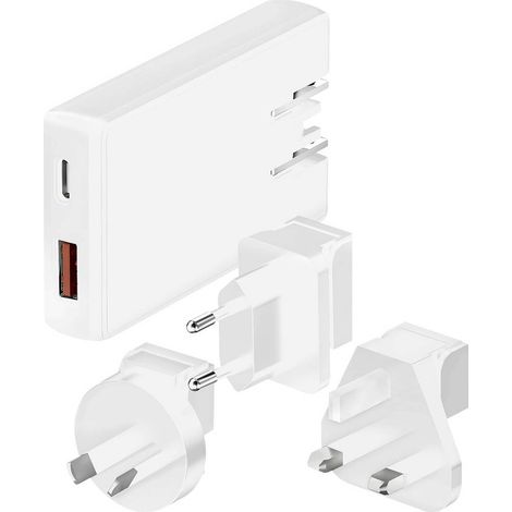 Maxtrack MQ4L Adaptateur de voyage 45 W USB-A, USB-C®