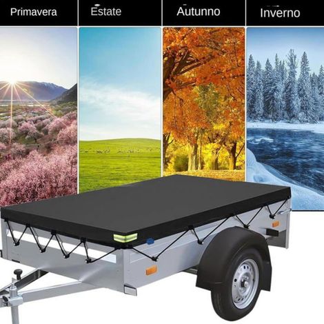 Bache de Protection - Tissu Oxford 420D - Impermeable - Protection UV - Pour Benne de Pick-up - 1 Piece (1/5)