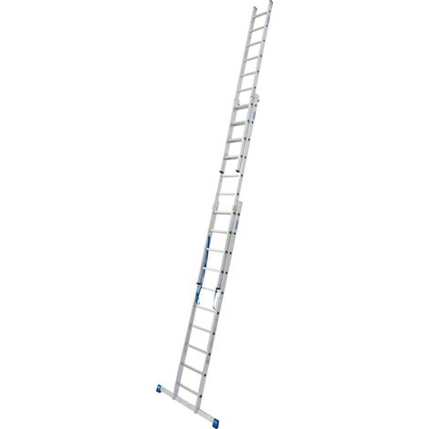 Krause Aluminium-Seilzugleiter STABILO 5,25 m Anlegeleiter (1/3)
