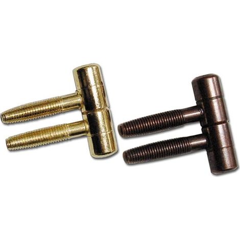 Cerniera per Porta Anuba Maschio/Femmina Bronzata Misura 16 mm 2pz (1/2)