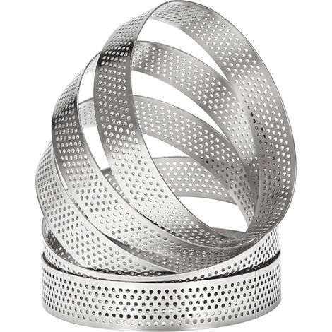 Benötigt 10 kreisförmige Tortenringringe mit rostfreiem Acero-Pastell, Obst-Quiches-Mousse-Form, pastellfarbene Mousse-Form für die Küche, 10 cm