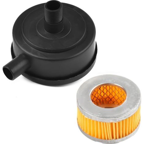 Luftkompressorfilter, 20-mm-Luftkompressorzubehör, geräuscharme Luftkompressorfilter für Kolbenkompressoren (1/5)