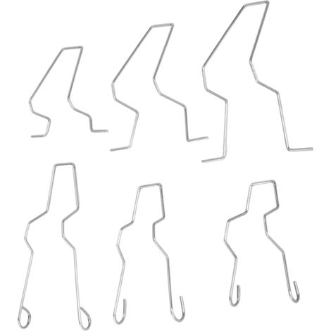 Pince à Ressort de Retenue de Phare, 6PCS Acier Phare Phare Dip Faisceau de Phare Ampoule Retenue Ressort Clip Pince 5ZHSFULLKIT pour H1/H3/H4/H7 (1/5)