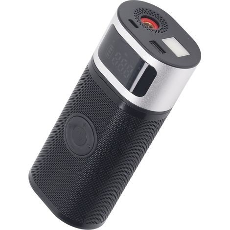Reifenfüller 150 PSI, automatische Abschaltfunktion, kabellose Luftpumpe, tragbarer Luftkompressor mit LED-Licht für Auto, Fahrrad, Ball (1/5)