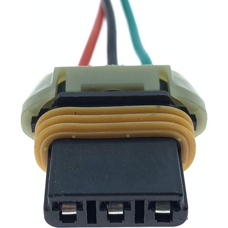 Car fan connector, three-hole waterproof wiring harness connector, DJ7025W-2.8 fan oxygen sensor -- single connector