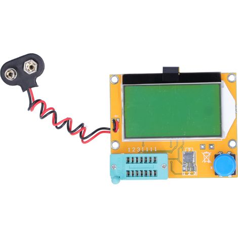 Testeur de transistors écran LCD rétroéclairé module capacimètre vérificateur détecteur (1/5)