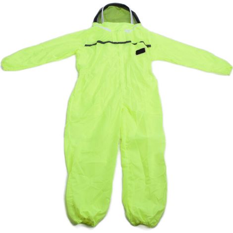 Costume d'apiculture vert Fluorescent, une pièce, fermeture éclair, vêtements respirants pour apicult (1/5)