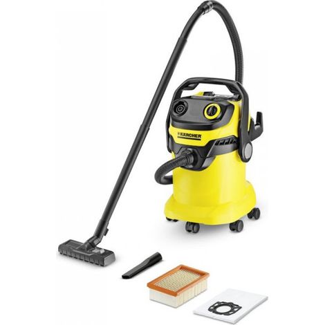 Kärcher WD 5 Aspiratore Acqua e Polvere Nero Giallo