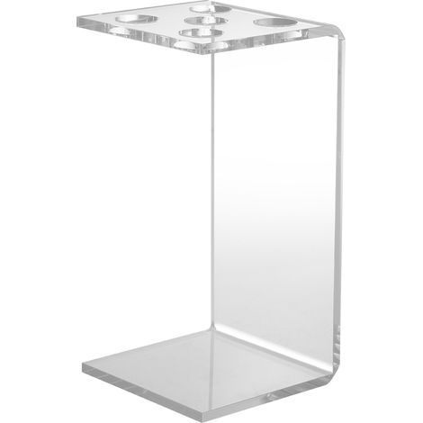 Porte-peignes et ciseaux de coiffure professionnels, support pour ciseaux et ciseaux de salon, organisateur de peignes de coiffure en acrylique transparent (1/2)