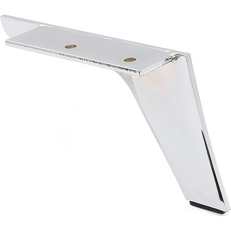 Q&Q pata metálica taba h125 mano derecha , La PATA METÁLICA TABA H125 es una pata de mueble o sofá de metal con una altura de 125mm, perteneciente al modelo (1/3)