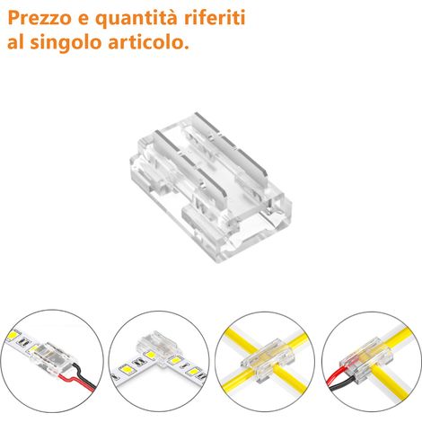 Connecteur Multifonction Rubans Led Cob Smd 10Mm 3-24V Cc 5A Max Ip20 Installation Professionnelle Luminaire Ruban Haute Qualité Eclairage (1/3)