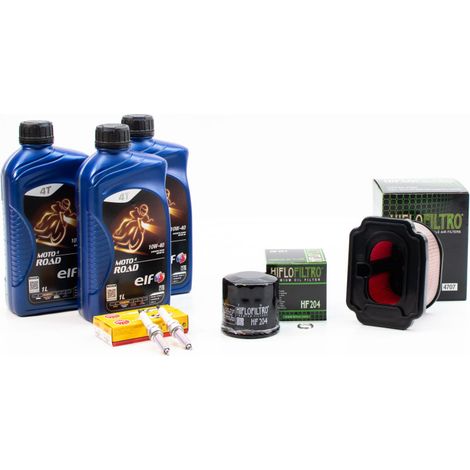 Kit Entretien Révision pour YAMAHA MT-07 de 2014 à 2025 - ELF MOTO 4 ROAD 10w40 3L