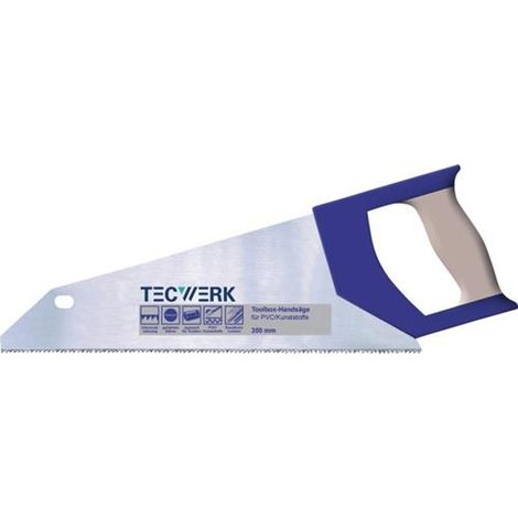 TECWERK Handsäge Blatt-L.350mm 12 feine Spezialzahnung TECWERK