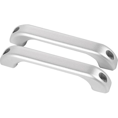 paire de poignées de tirage en alliage pour montant A de voiture, couleur argent (1/5)