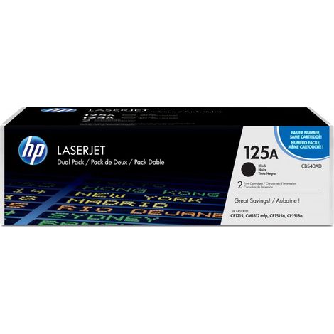 Hp toner negro laserjet cp1210 1215 1510 1515 1518ni cm 1312 n125a pack 2 (1/5)