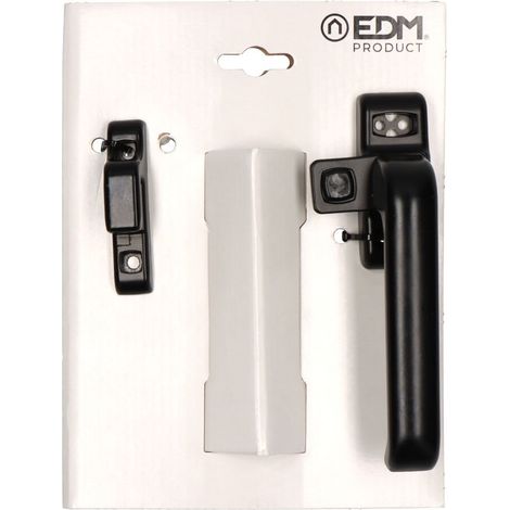 Blisterdruckverschluss EDM 6801 Rechts Aluminium Schwarz (1/3)