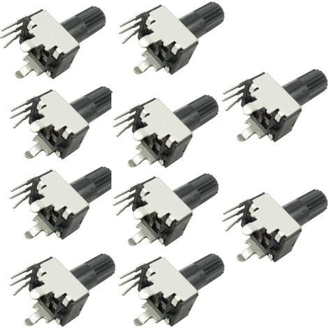 10 pièces Potentiomètre de résistance réglable Vertical, Type B10K B103 RV0932 (1/5)