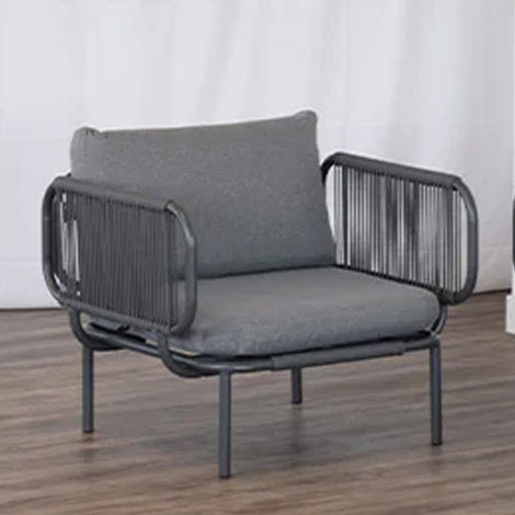 Chaise de jardin Bali en acier avec coussins déhoussables – Peinture poudre thermodurcissable – Confort optimal pour terrasses et jardins – Cezar