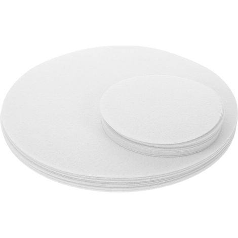Tampons Protecteurs en Feutre Blanc Ronds Séparateurs Réutilisables Lot de 30 Accessoires Décoratifs Cuisine pour Protection et Rangement pour Casseroles et Assiettes (1/5)