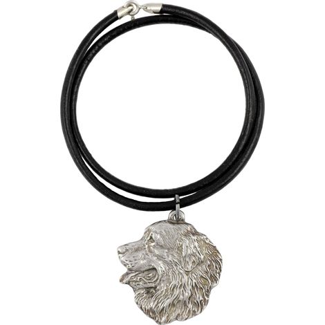 Cane da montagna bernese I - collana con ciondolo placcato in argento per amanti dei cani, gioiello unico di Art-Dog (1/5)