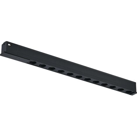 Spot LED Série Couloir 16mm 12W pour rail magnétique Noir 48V 4000K - Ledme - LM3555 (1/2)