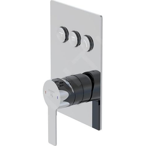 Steinberg 390 - Mitigeur encastré pour 3 sorties, chrome 390 2231 3 (1/4)