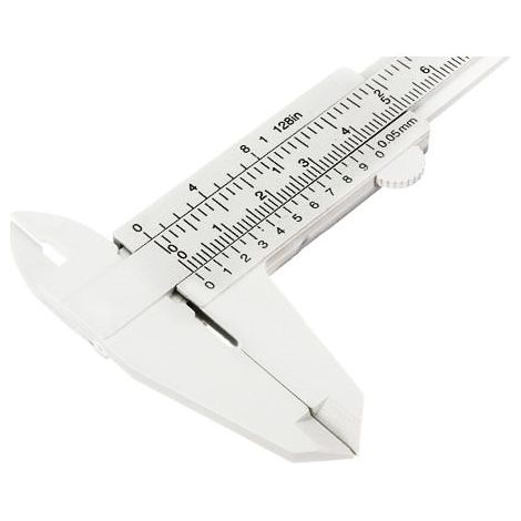 [Messschieber] + Messschieber-Messwerkzeug + 150 mm + Professionelles Polycarbonat mit Innen-/Außen-/Tiefenmessung