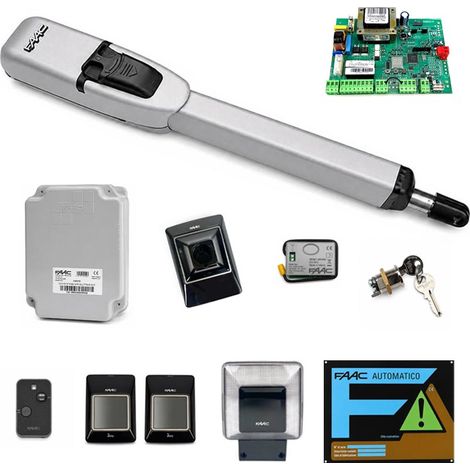 FAAC KIT 415 L 230V 104417 1 Motore Automazione Cancello a Battenti Battente Max 4mt Anta