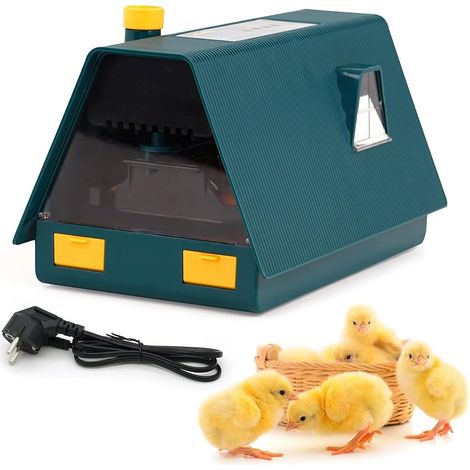 Couveuse Automatique Pour 10 Oeufs,Couveuse Avec Retournement Automatique Des Oeufs Et ContrôLe De La TempéRature Et De L'Humidité,Couveuse Pour Volailles Avec Affichage Led Pour Poules Canards Oies (1/5)