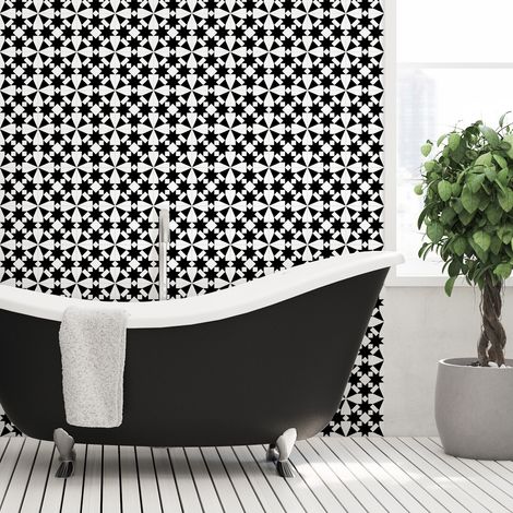 Sticker Mural Carrelage adhésif Cuisine Salle de Bain - 60 STICKERS CARREAUX DE CIMENT ORIENTAL ZAGAZIG - 60stickers20x20cm (1/5)