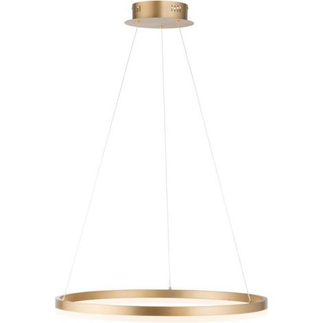 Lampe suspendue moderne Titus Ø 60cm laiton antique - 2382-60