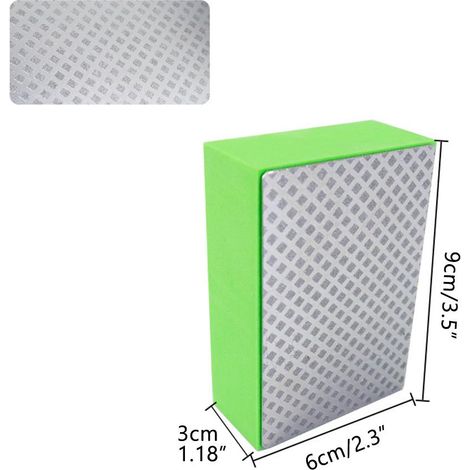 Lot de 10 disques de polissage à main sec et humide, blocs abrasifs avec support mousse pour carrelage, pierre, marbre, béton, céramique, granit et verre (1/5)
